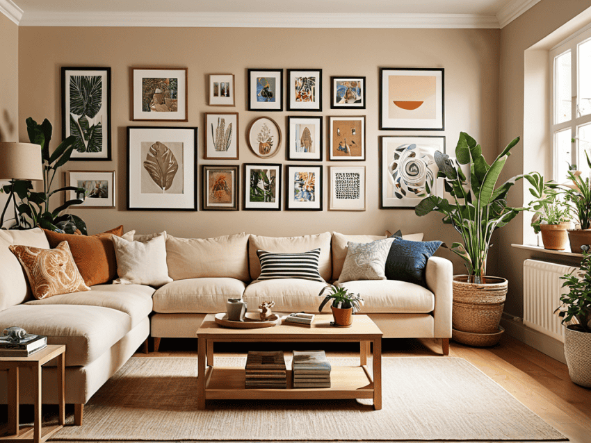 Diy gallery wall on a budget