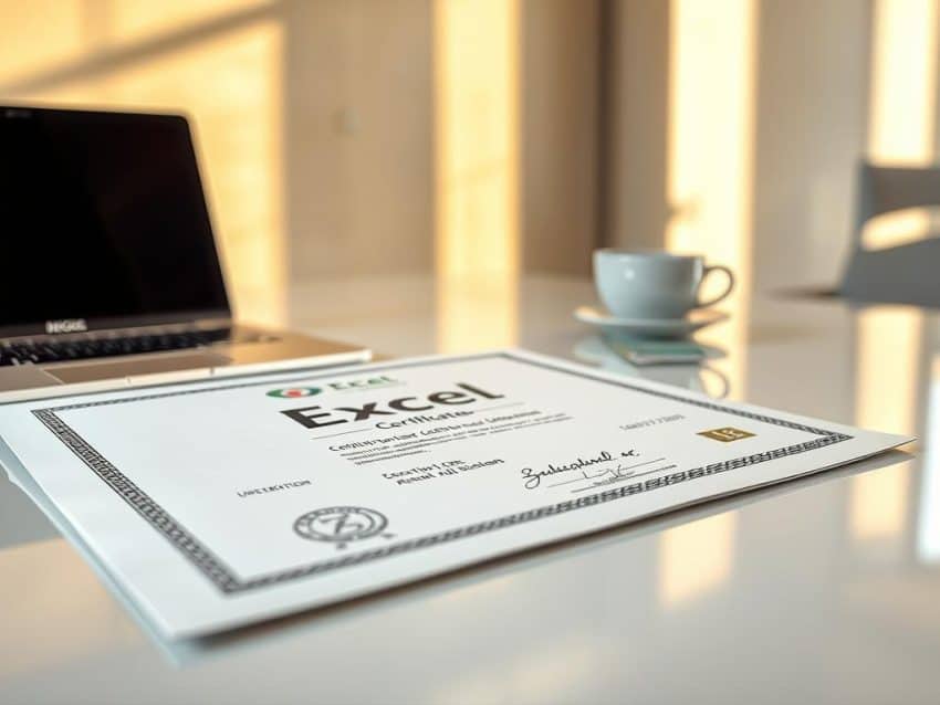 Excel certification