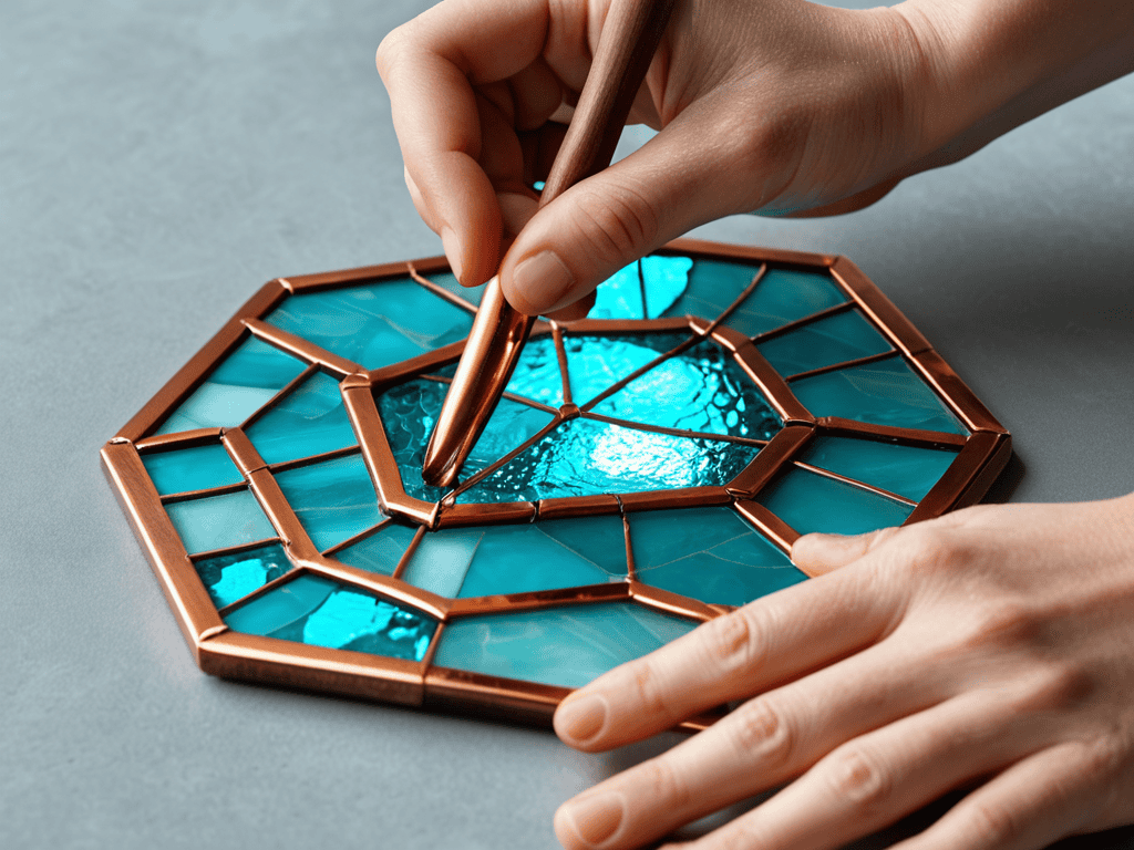 Copper Foil Stained Glass Artwork