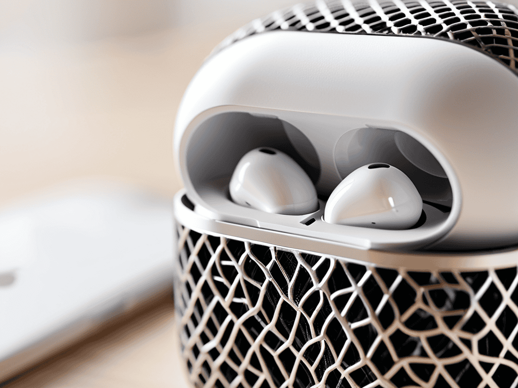 Cleaning AirPods mesh for sound quality