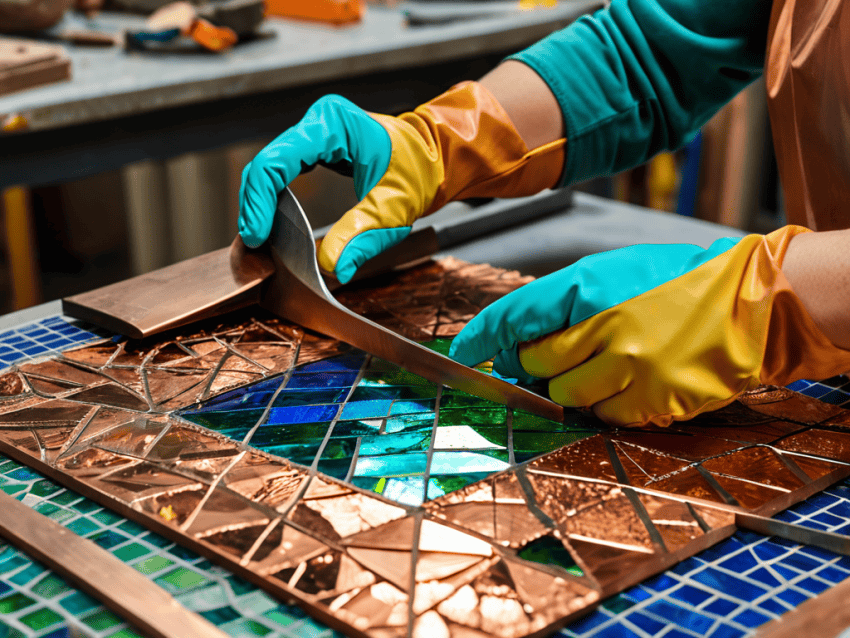 Copper Foil Stained Glass artwork