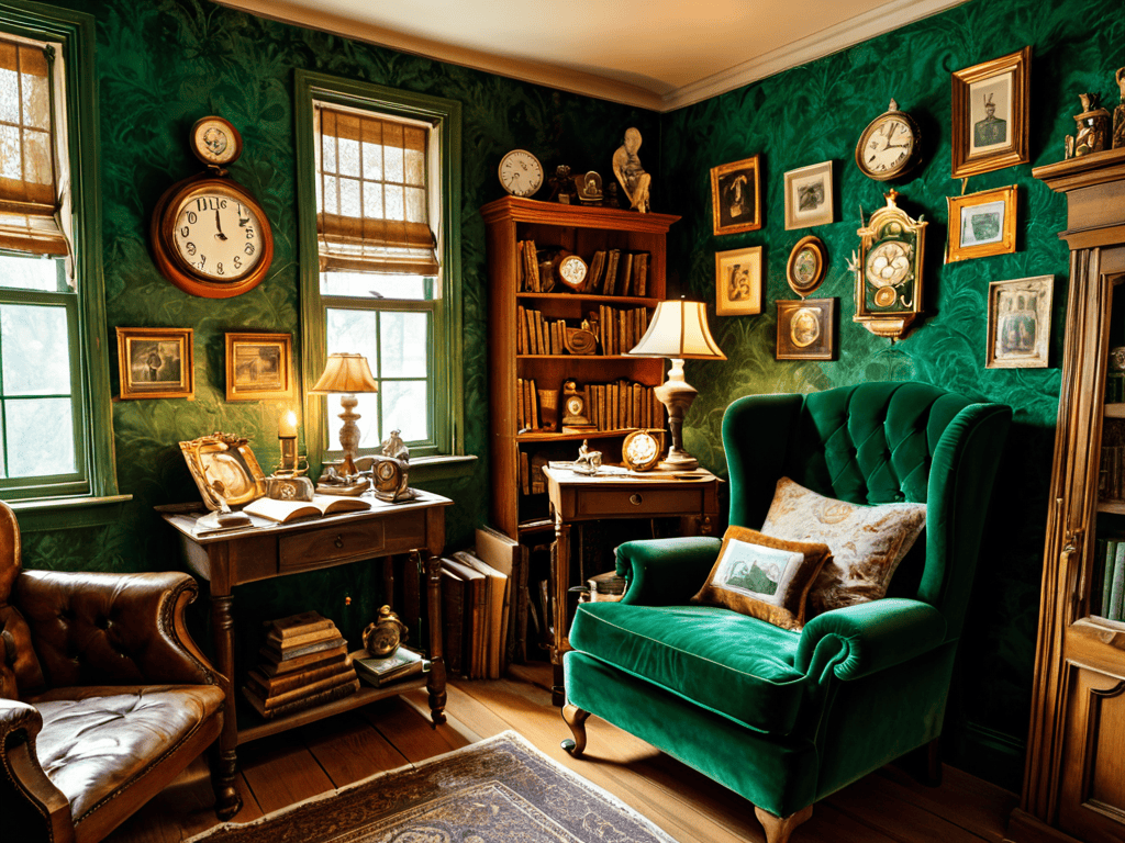 Cultivating Cluttercore Aesthetic in Reading Nook