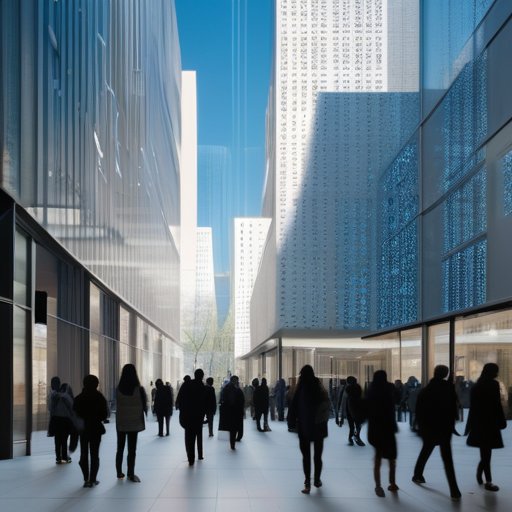 Crowd scene illustrating Differential Privacy algorithms