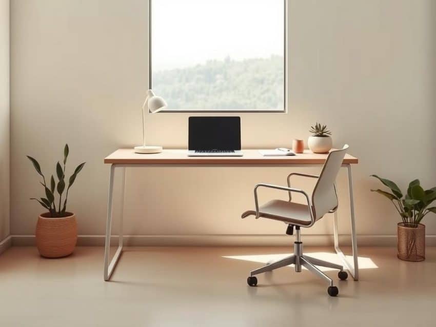 minimalist workspace