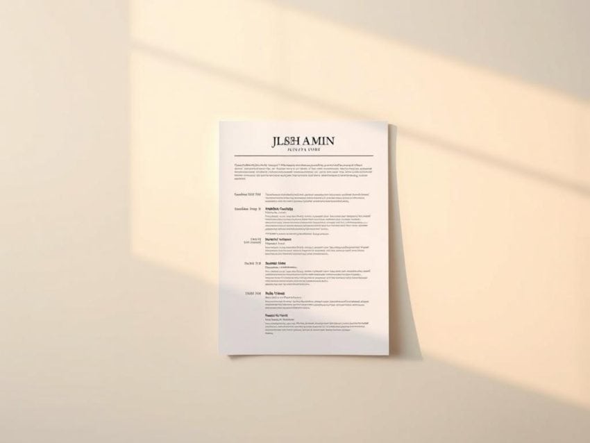 resume for career switch