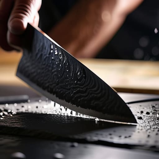 Sharpening kitchen knives at home guide.